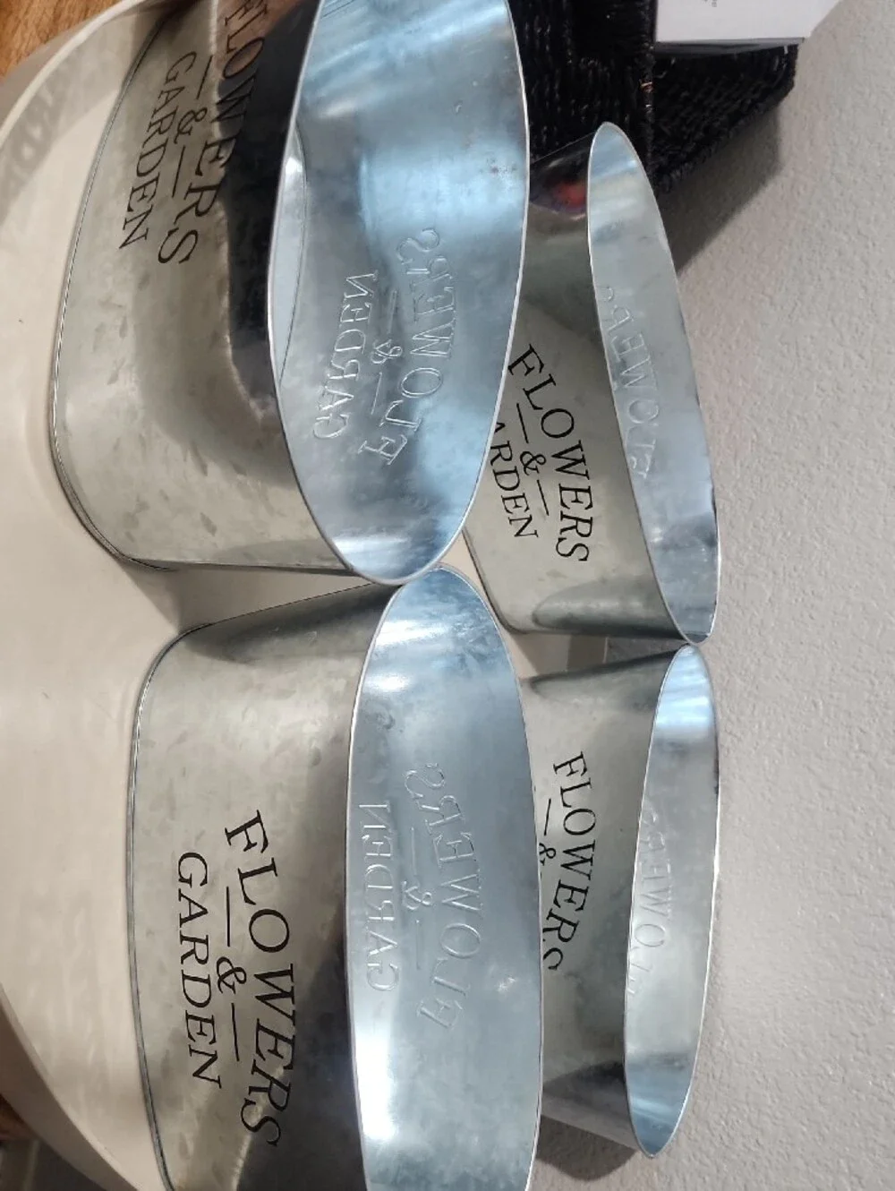 Galvanized Planter - Silver